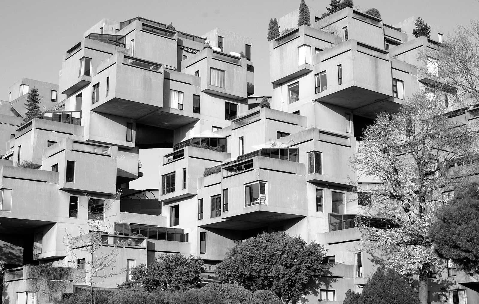 photograph of a portion of Habitat 67