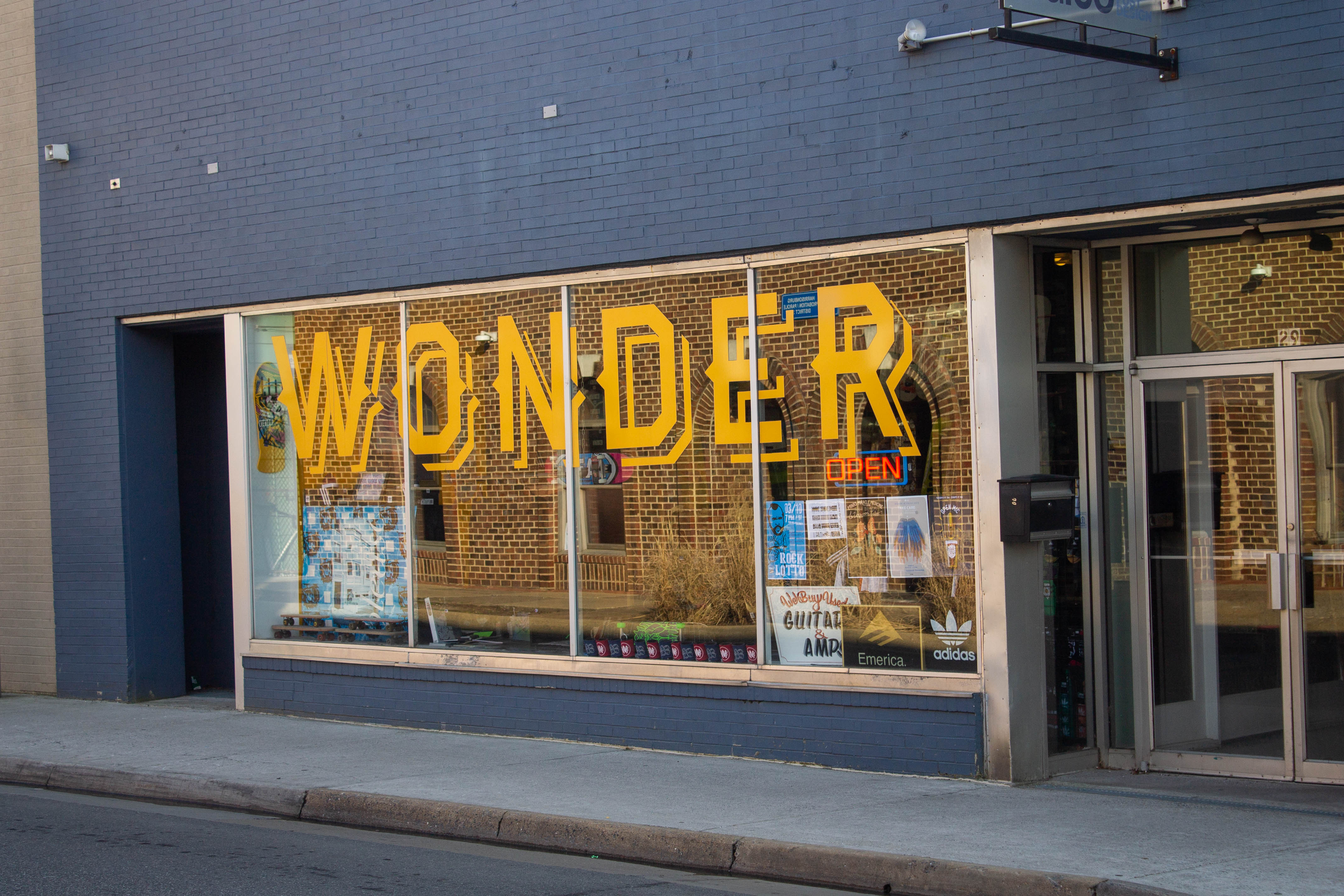 Wonder Records, a record, skate, and music gear shop
